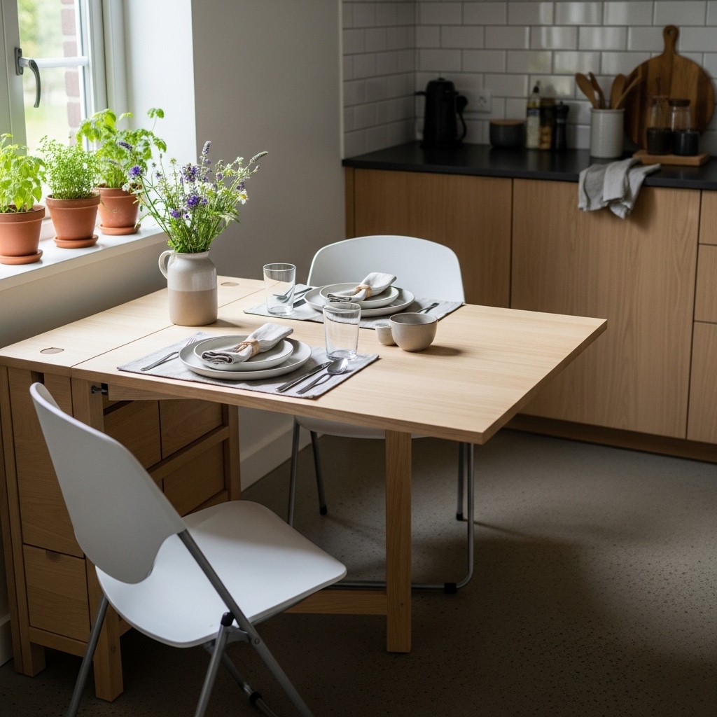 3. Folding Dining Table