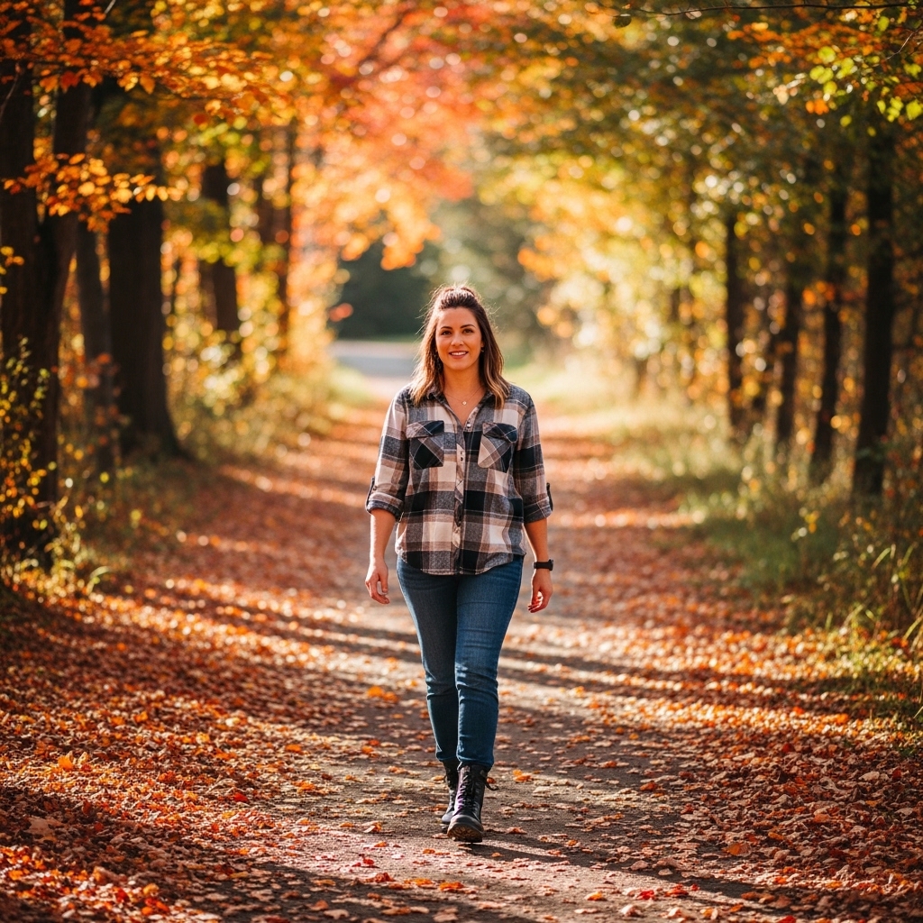 5. Plaid Shirt and Combat Boots