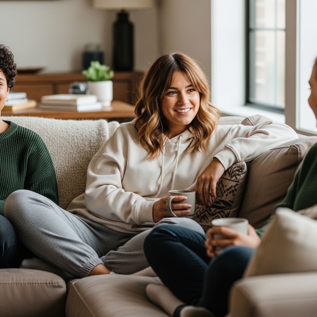 8. Comfy Hoodie & Joggers