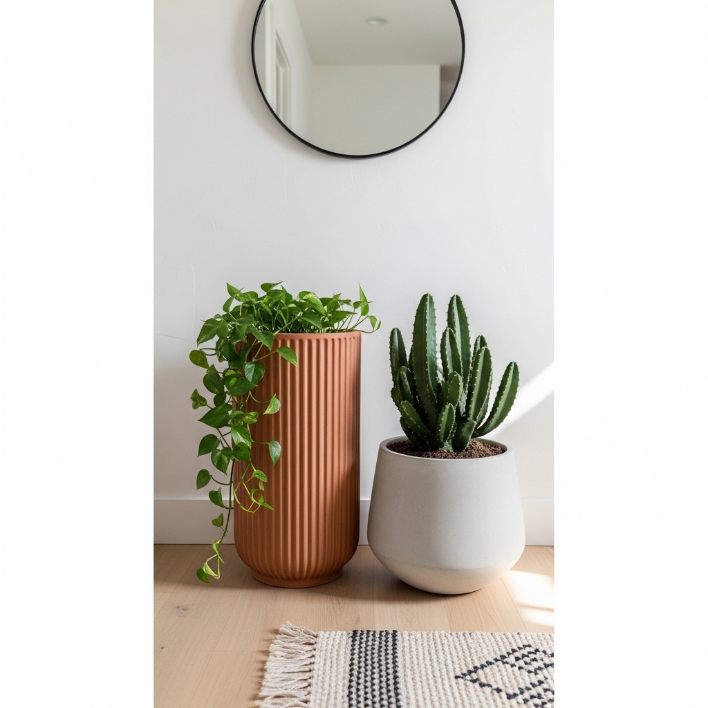 4. Statement Planters