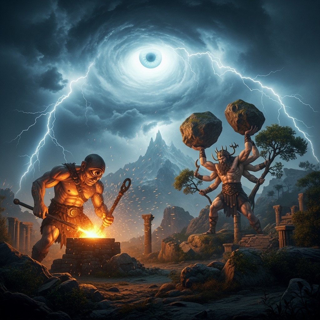 4. The Cyclopes and Hecatoncheires: More Offspring