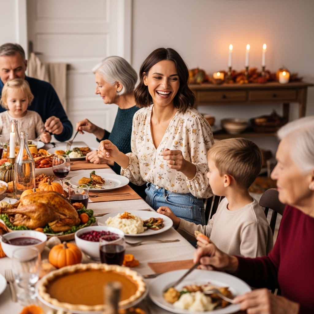 7. High-Waisted Jeans and Blouse
