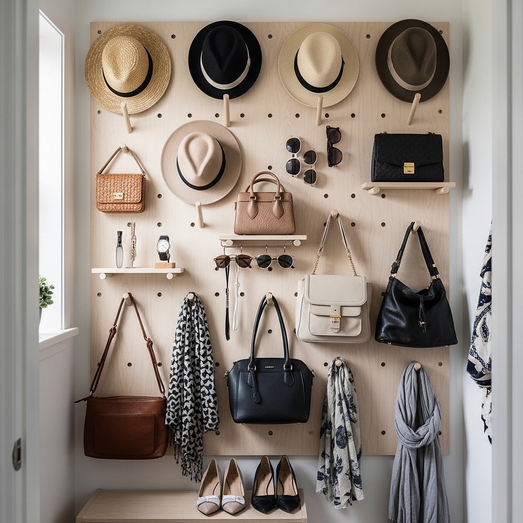 2. Add Hooks and Pegboards