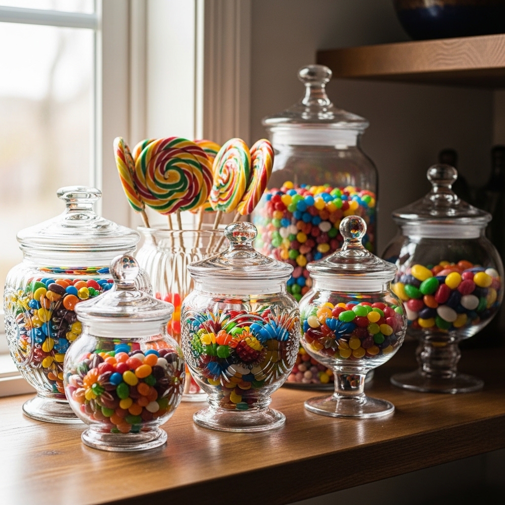 8. Glass Storage Jars