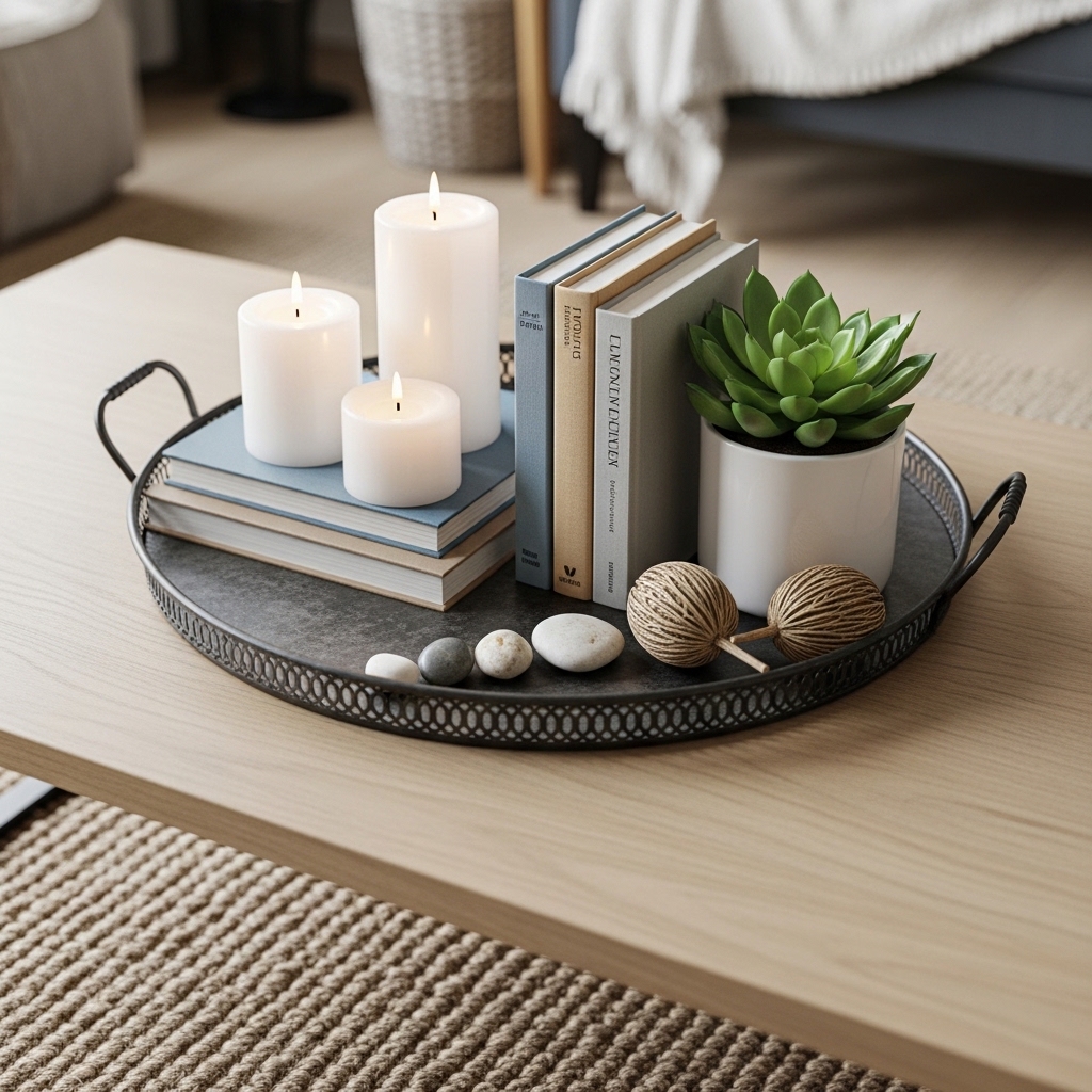 1. Coffee Table Centerpiece