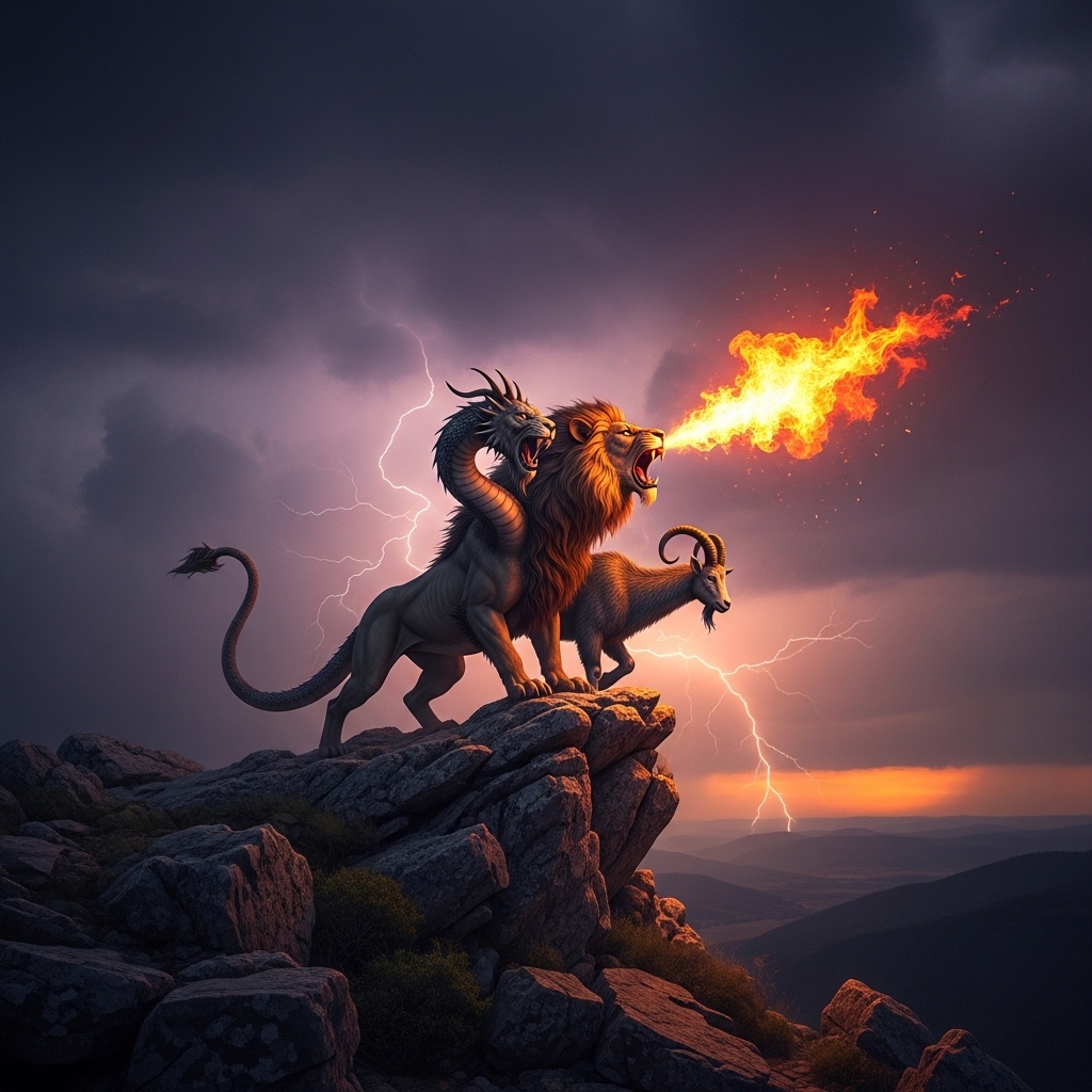 5. Chimera: The Fire-Breathing Monster