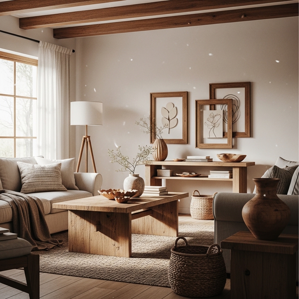 1. Natural Wood Accents