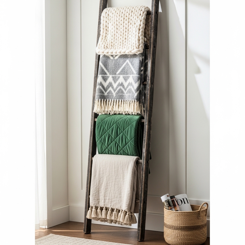 9. Cozy Blanket Ladder