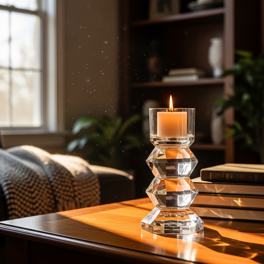 4. Crystal Candle Holders