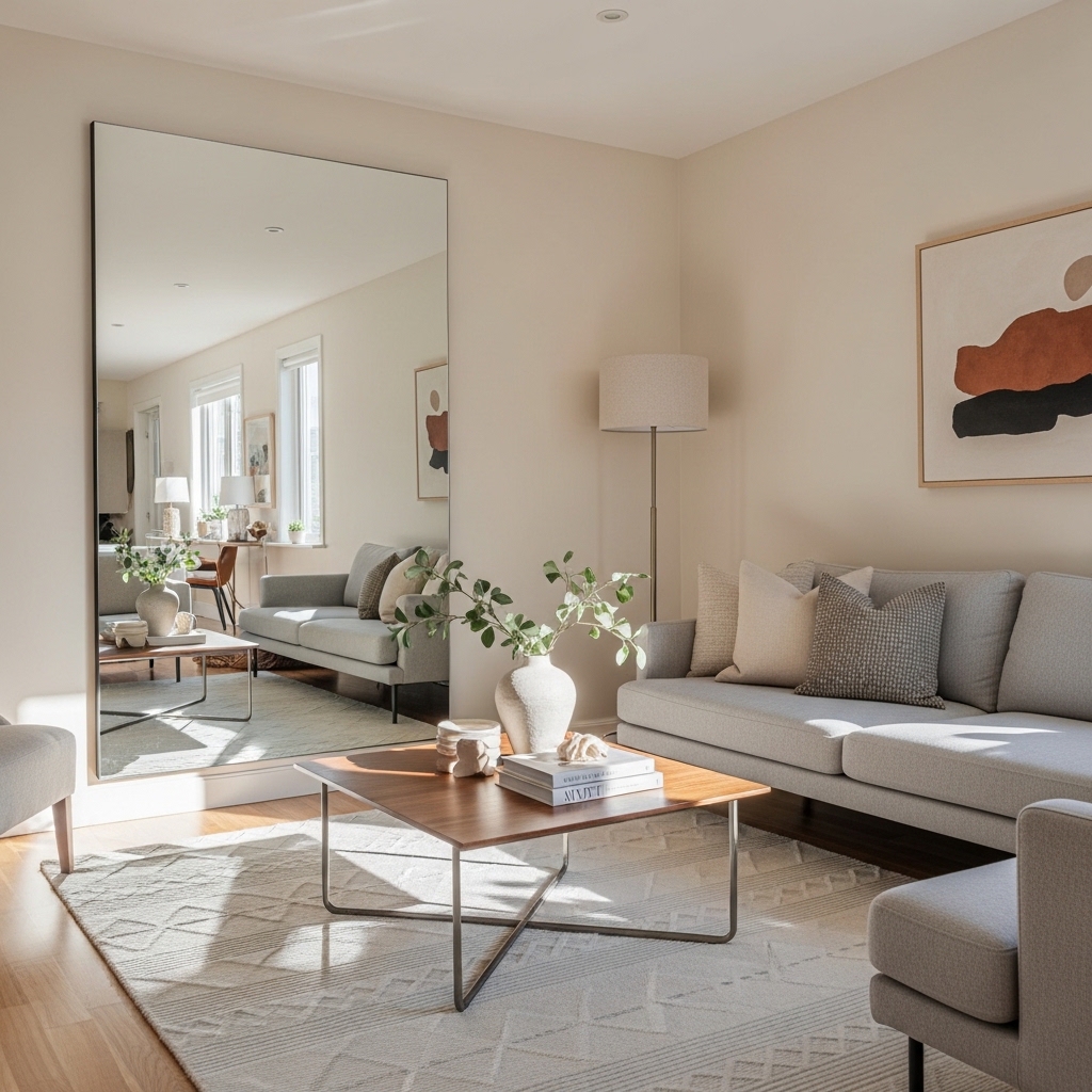 1. Floor-to-Ceiling Mirrors