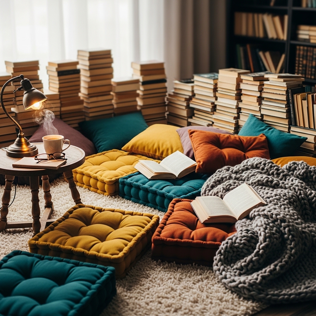 3. Cozy Floor Cushions
