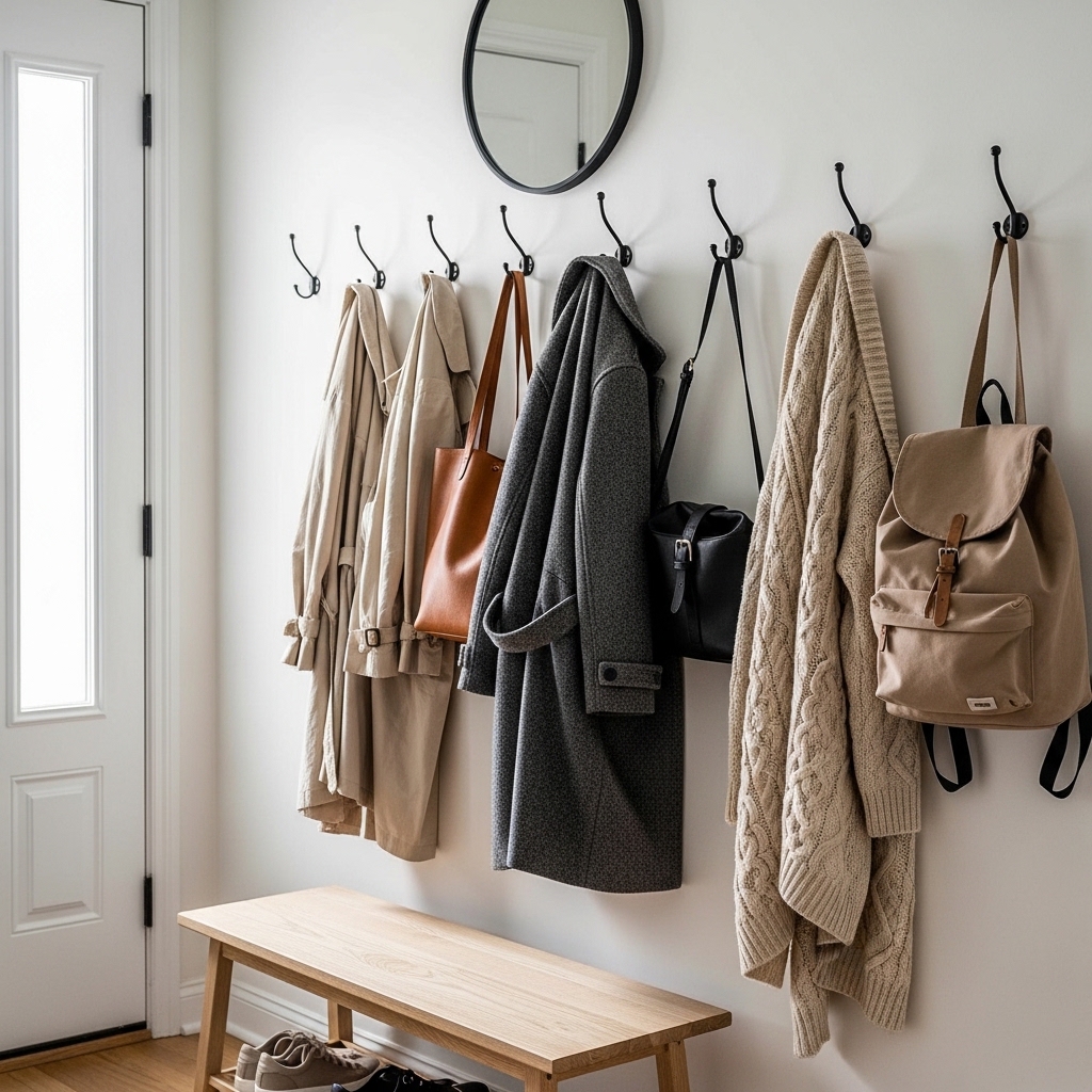 1. Simple Wall Hooks