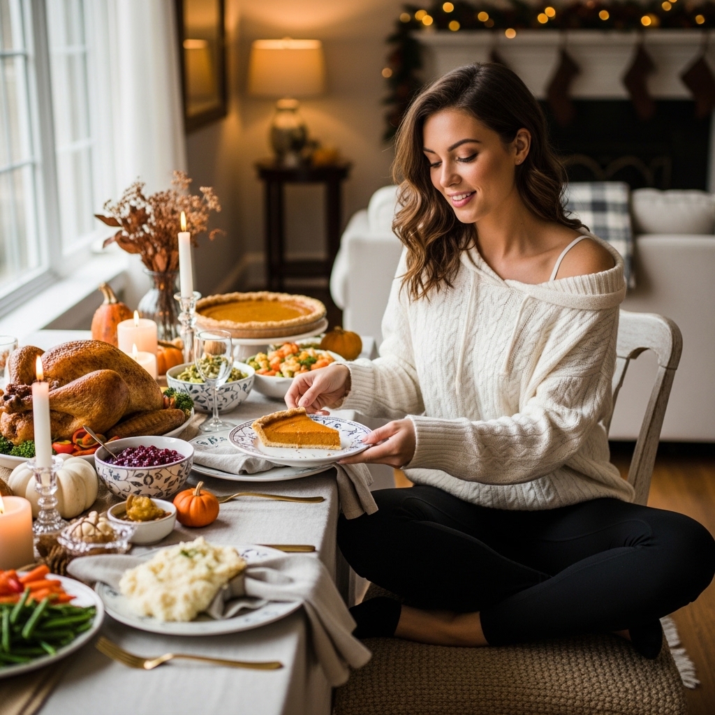 7. Pullover Hoodie and Leggings