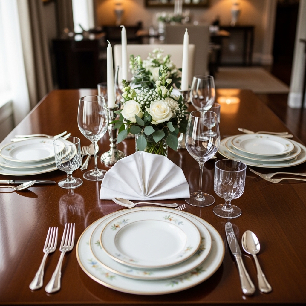 5. Elegant Dinnerware