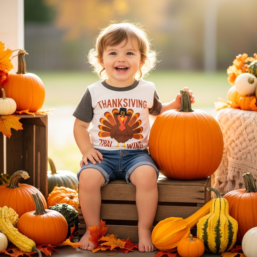 3. Thanksgiving-Themed Graphic Tee