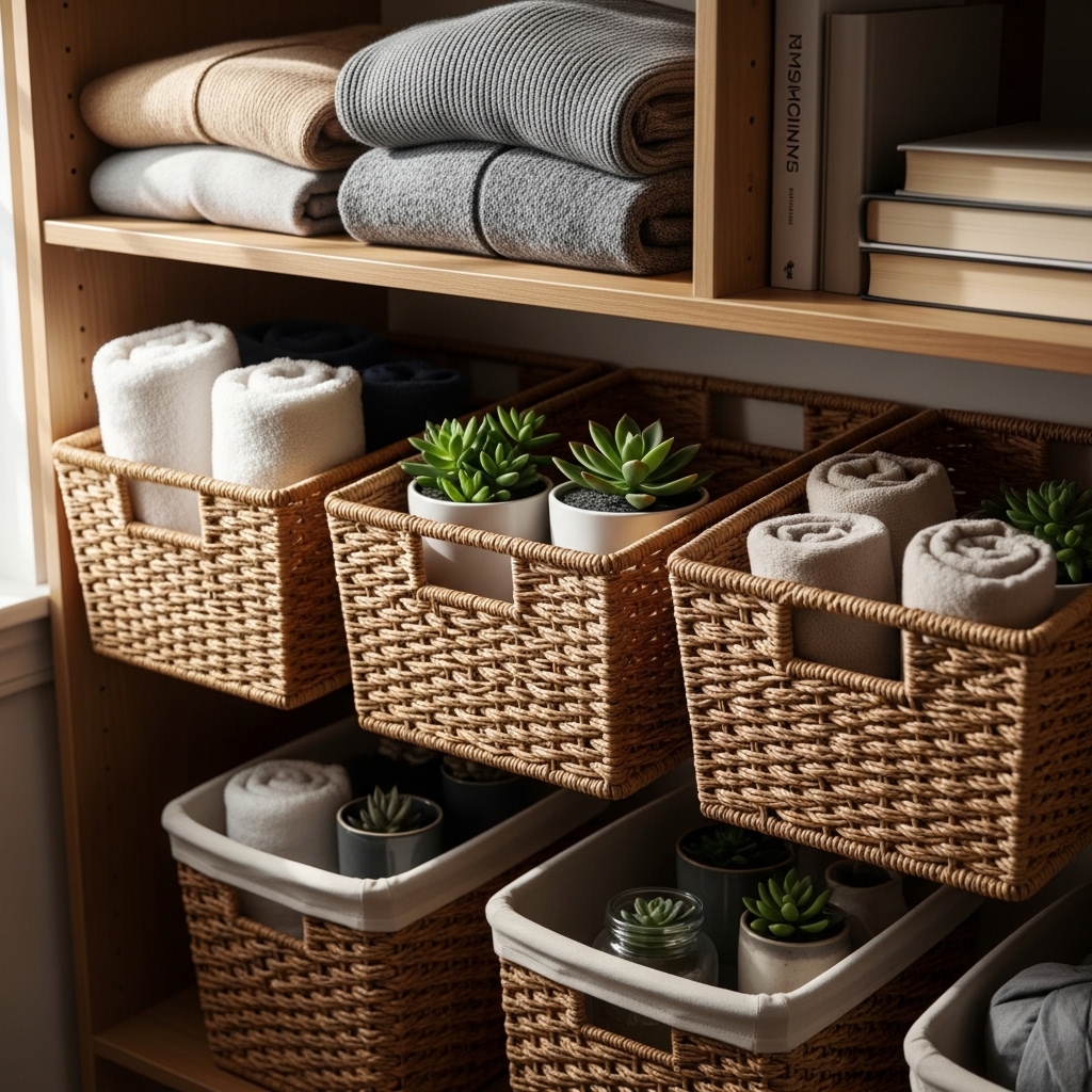 7. Under-Shelf Baskets