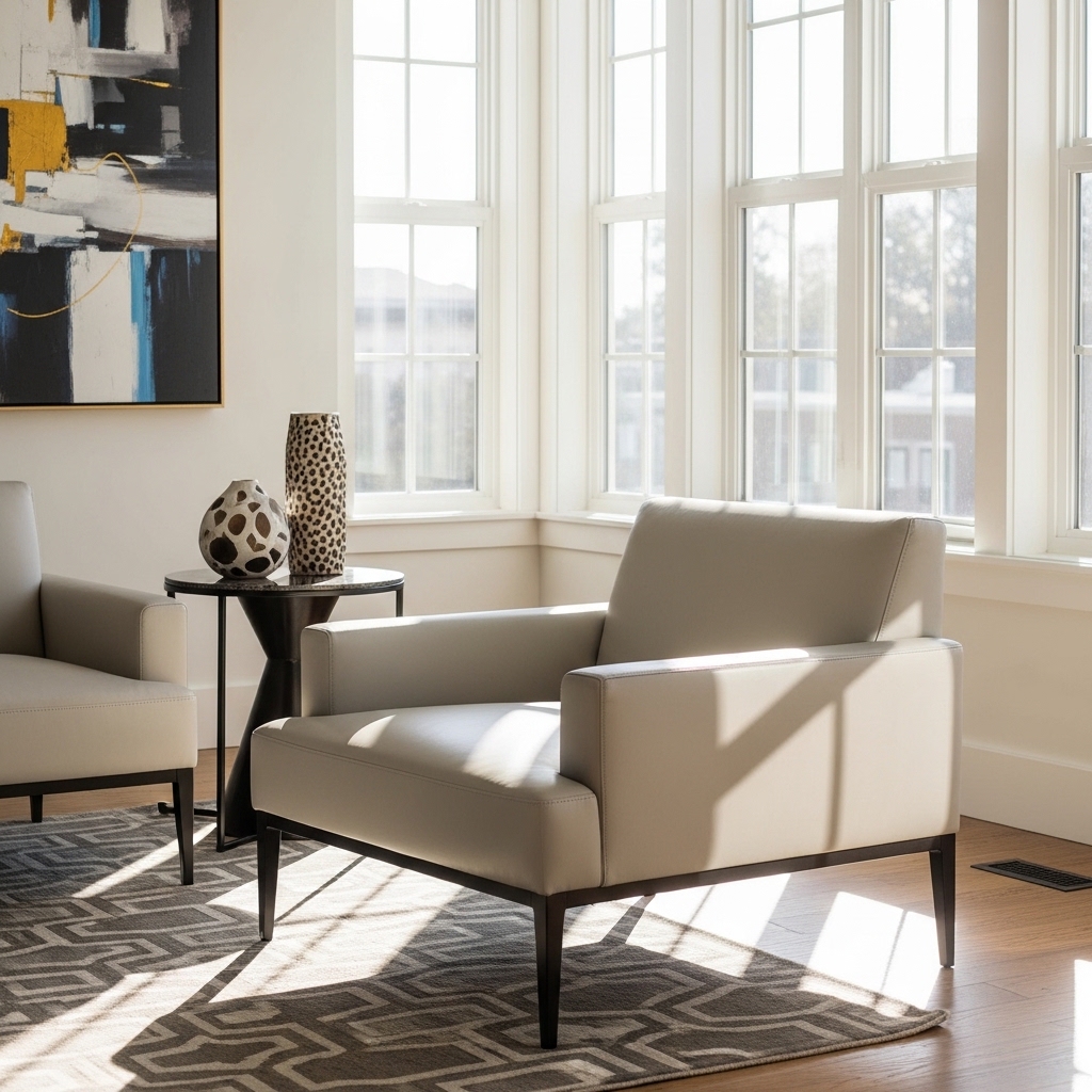 7. Sleek Modern Lounge Chair