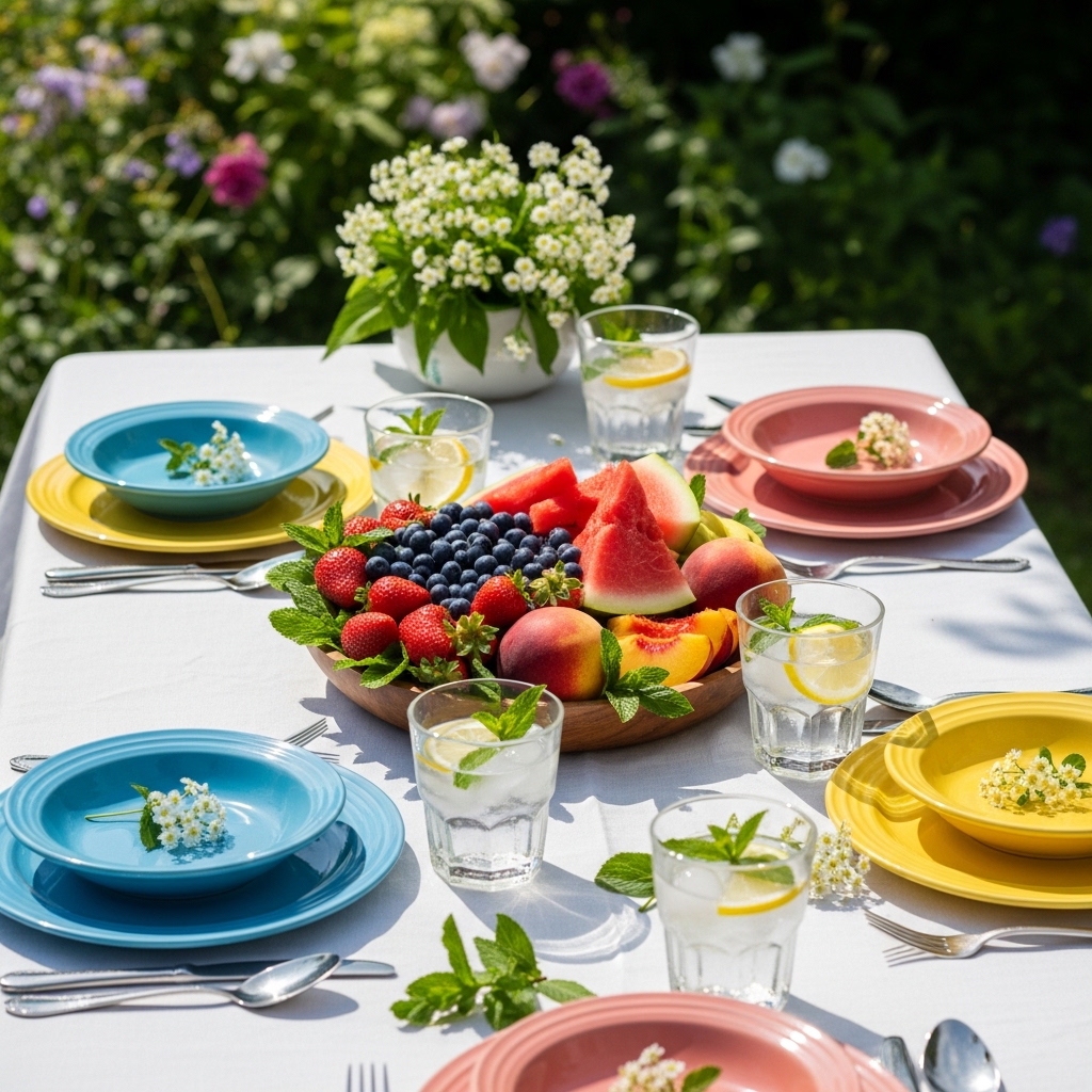 8. Bright Table Settings