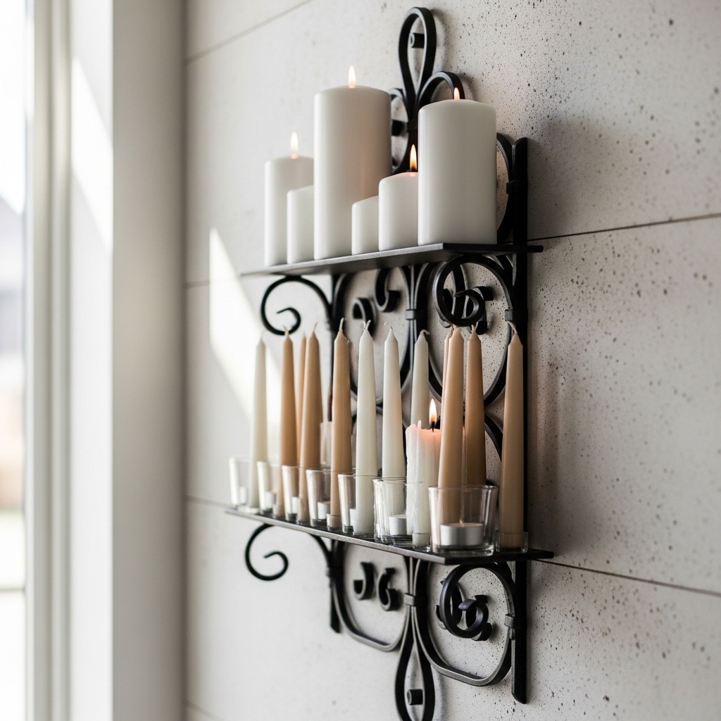 4. Candle Wall Art