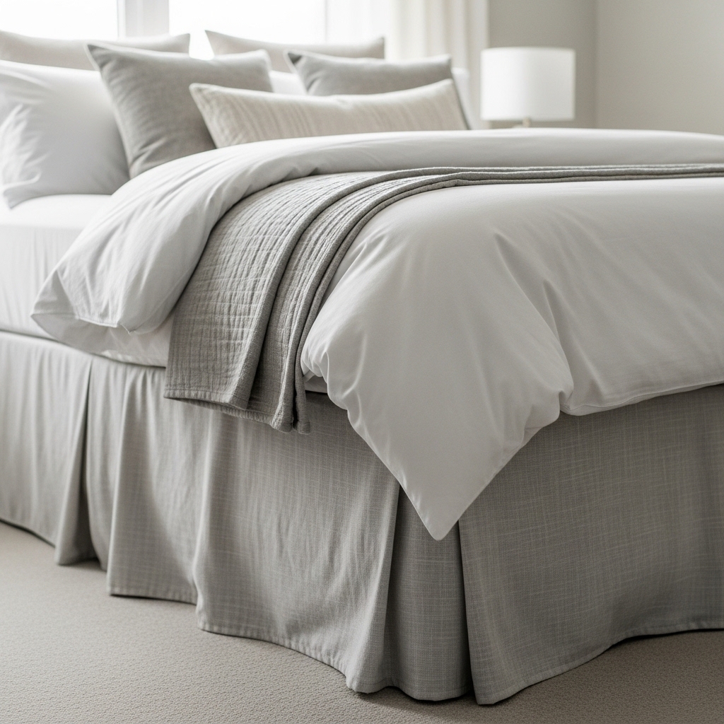 6. Elegant Bed Skirts