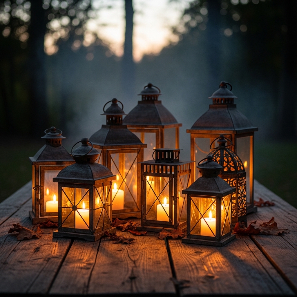 5. Lanterns for a Rustic Touch