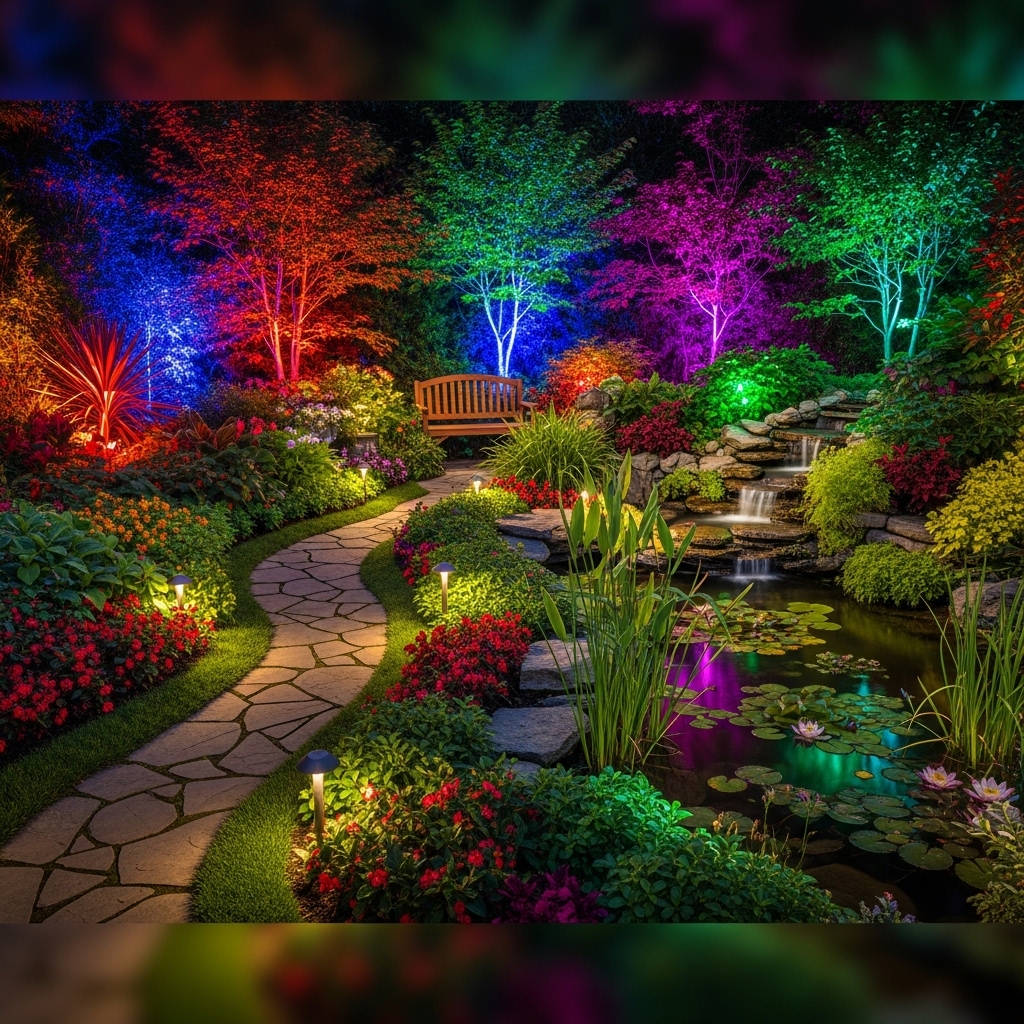 8. LED Garden Lights for Outdoor Spaces
