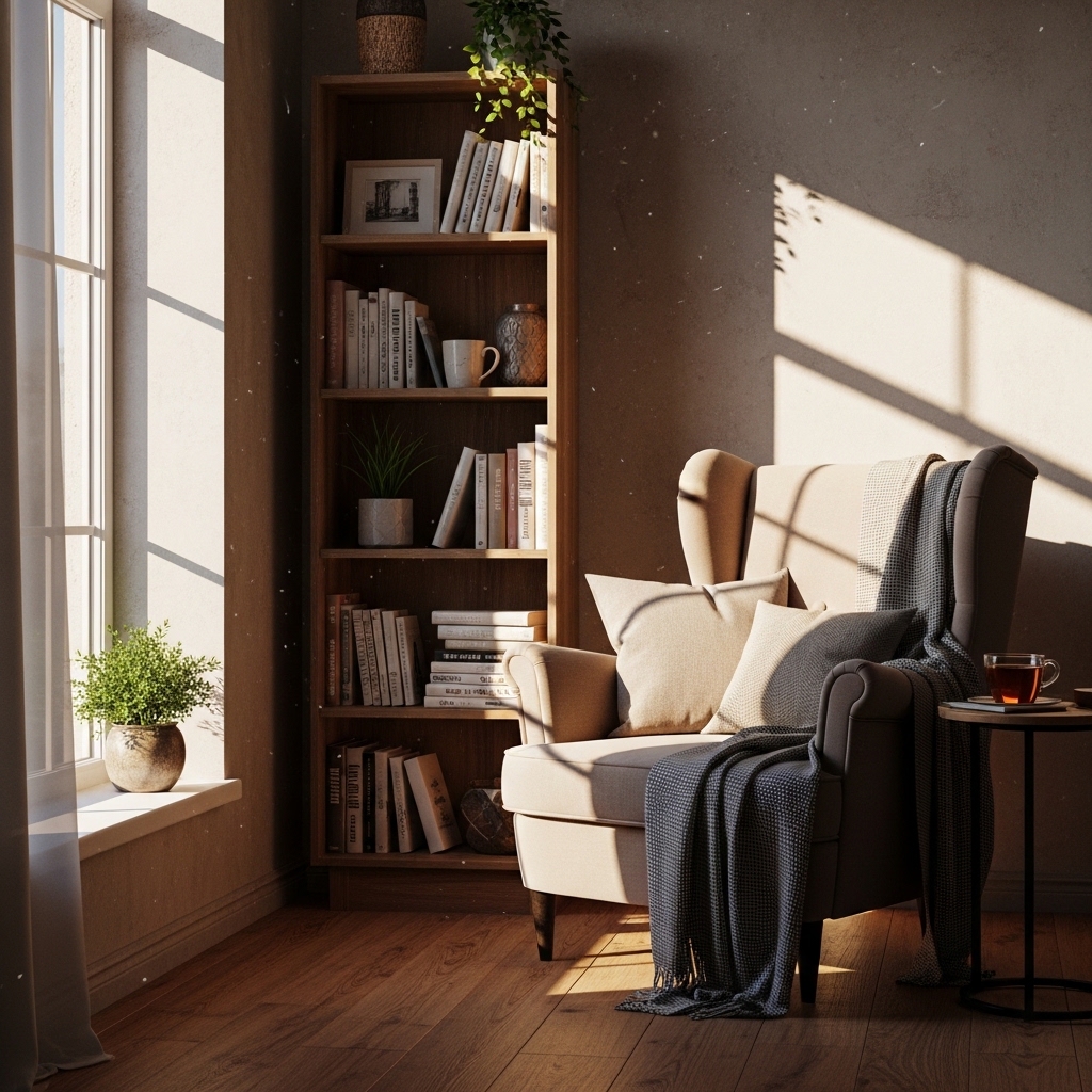 7. Create a Cozy Reading Nook