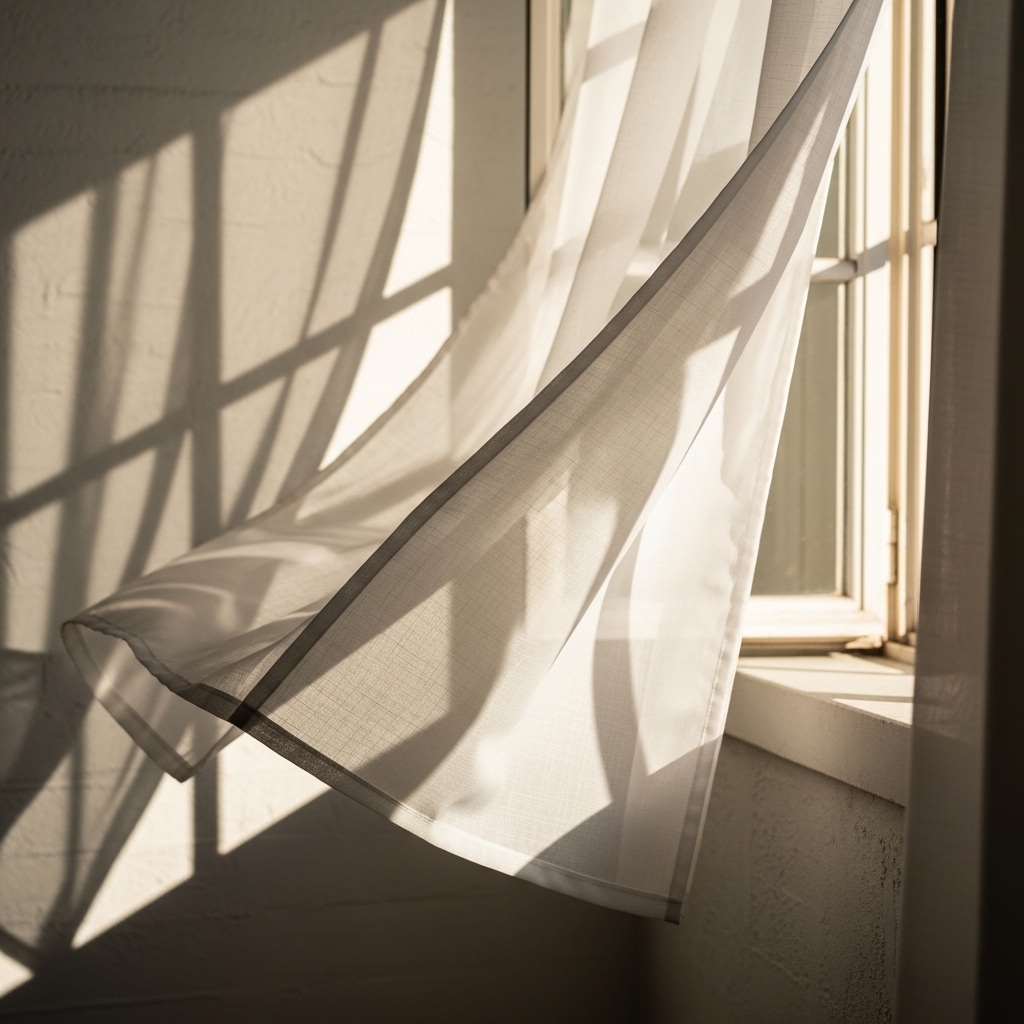 1. Sheer Curtains