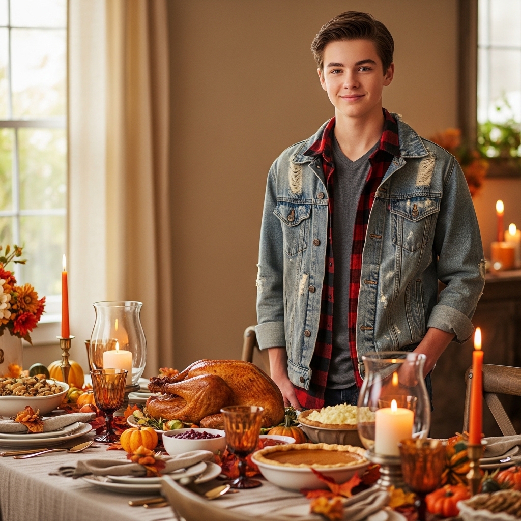 3. Denim Jacket Over a Flannel Shirt