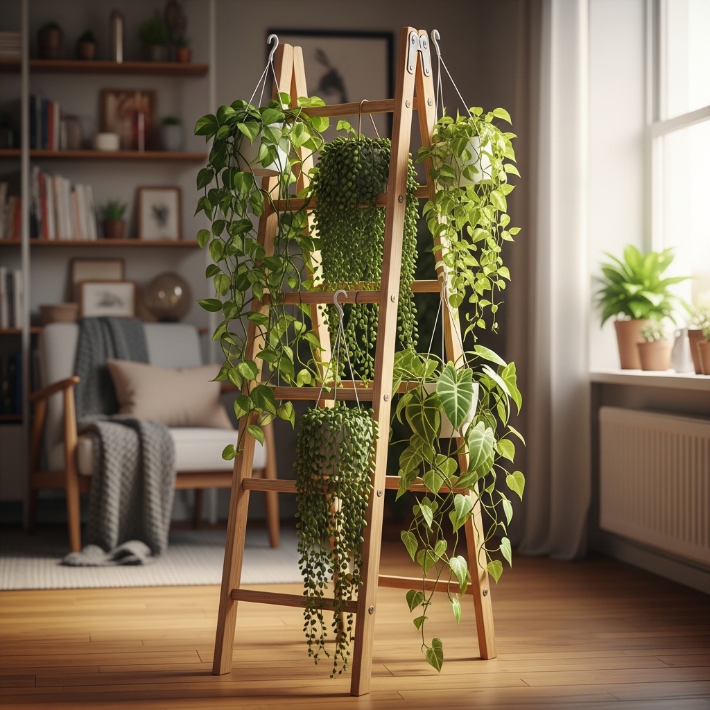 5. Ladder Plant Stand