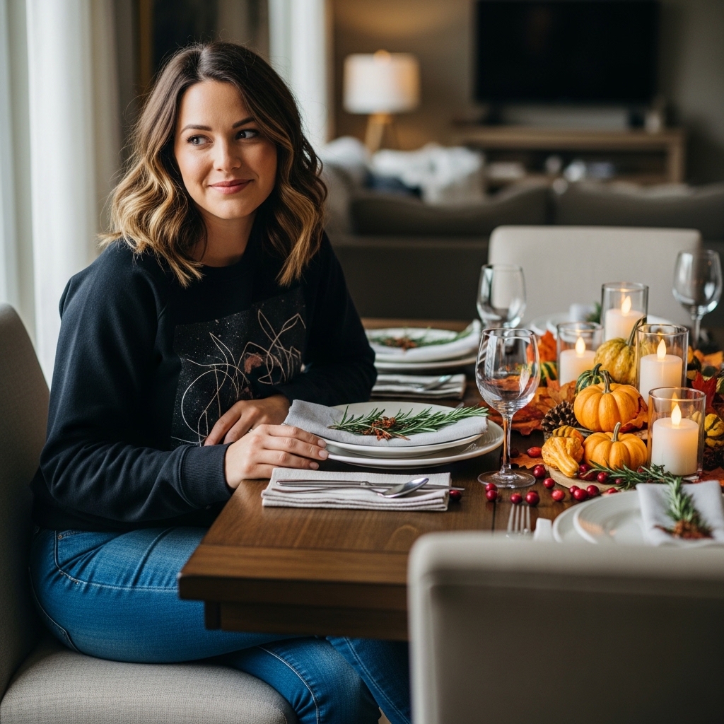 5. Graphic Sweatshirt and Skinny Jeans