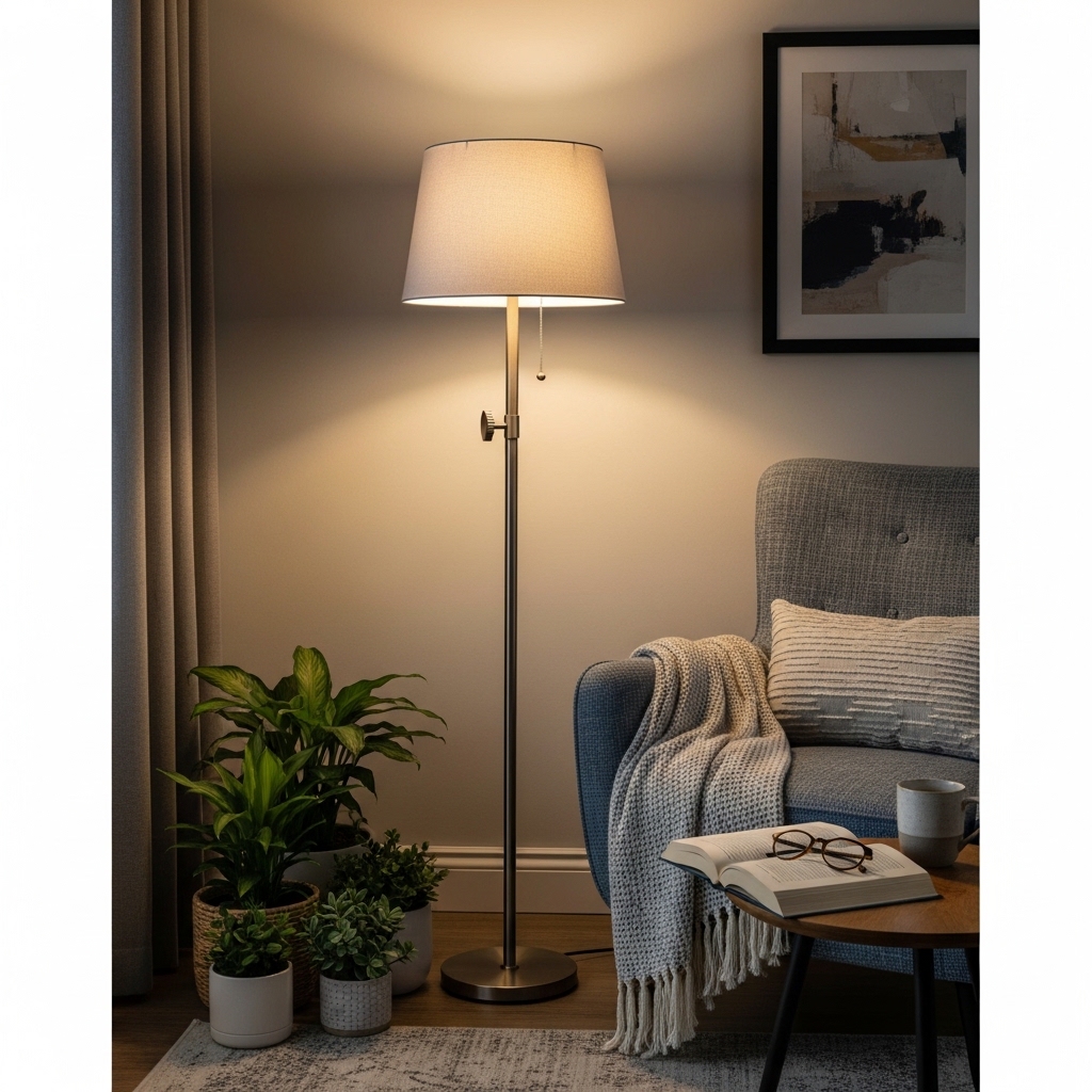 4. Floor Lamps with Dimmer Switches