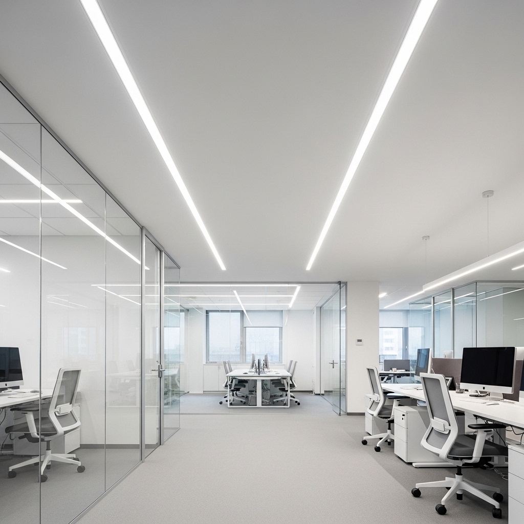 3. LED Ceiling Panels for Modern Aesthetics