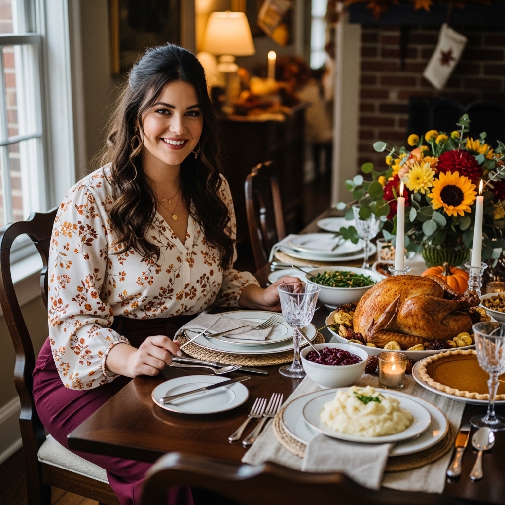 2. Chic Wide-Leg Trousers and Blouse