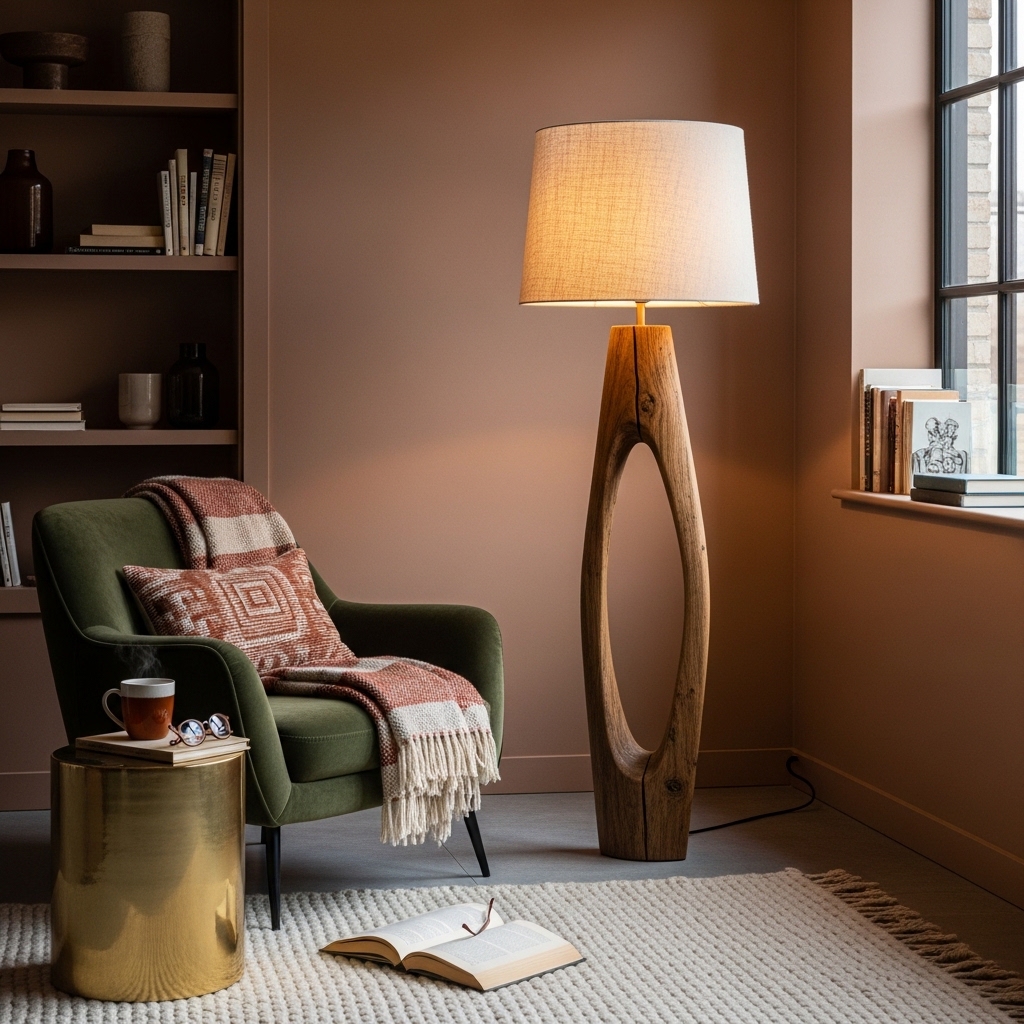 2. Sculptural Floor Lamps