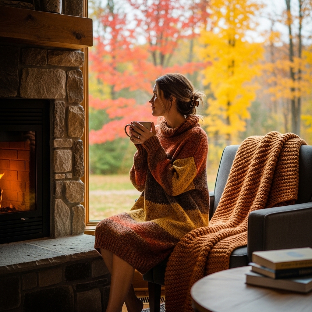 1. Cozy Sweater Dress