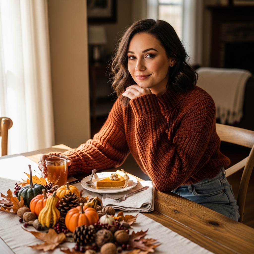 1. Cozy Sweater and Baggy Jeans