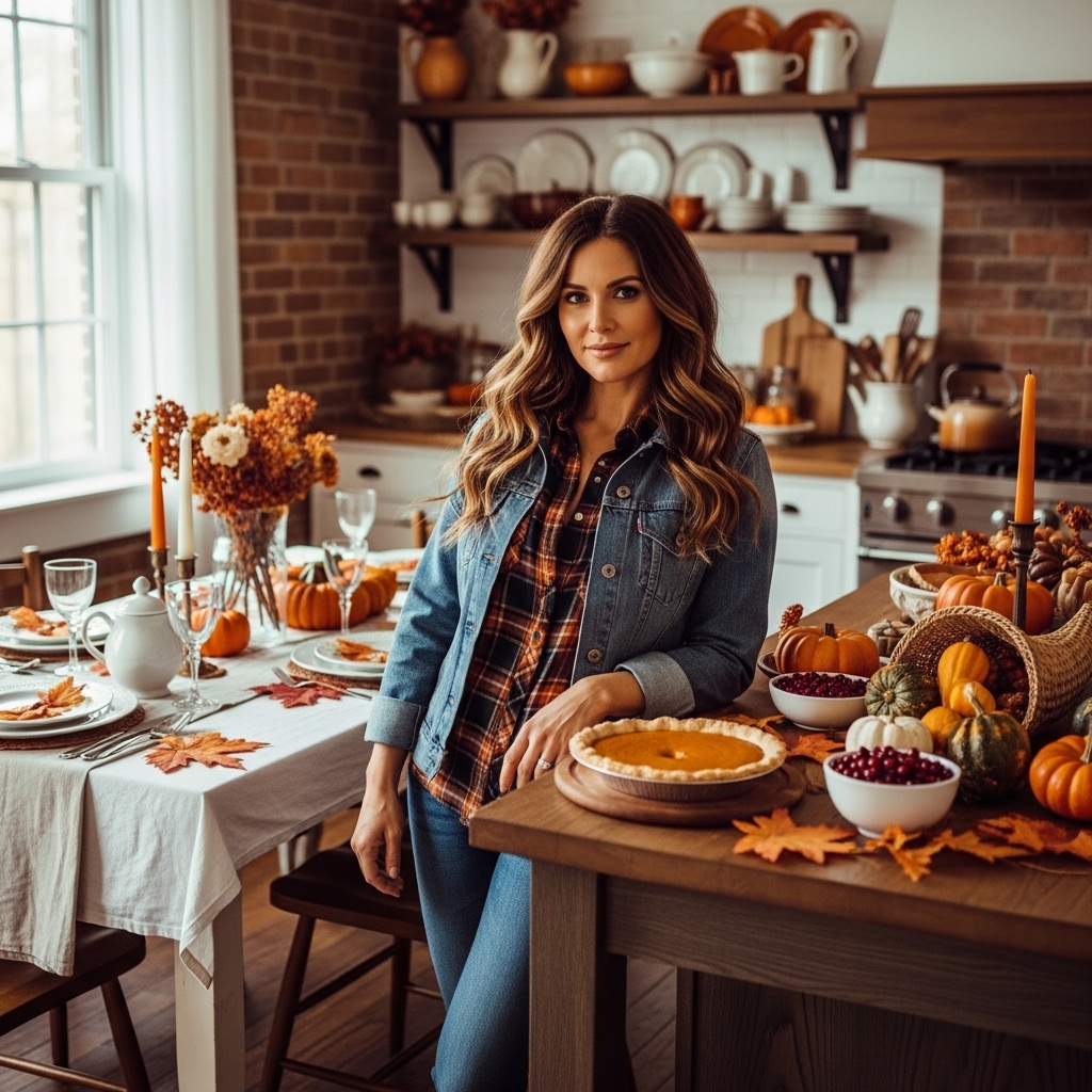 2. Flannel Shirt and Layered Jacket