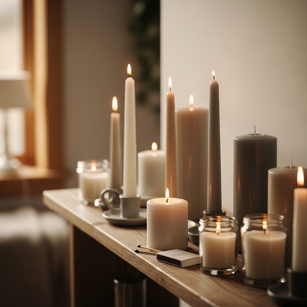 6. Candle Displays