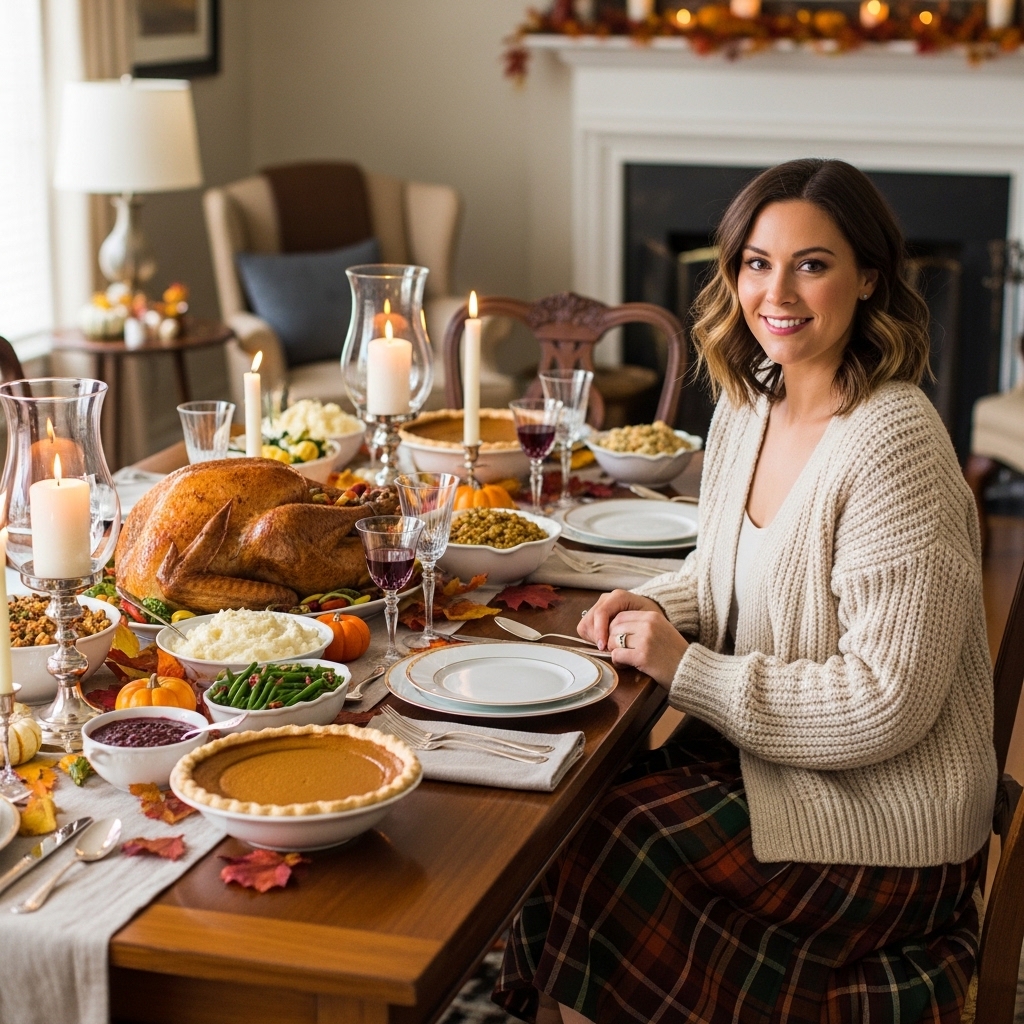 4. Cozy Cardigan and Midi Skirt