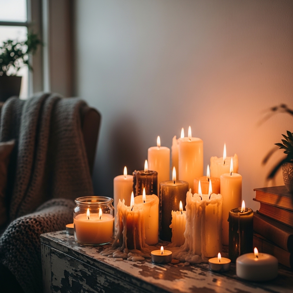 3. Candles in Various Sizes