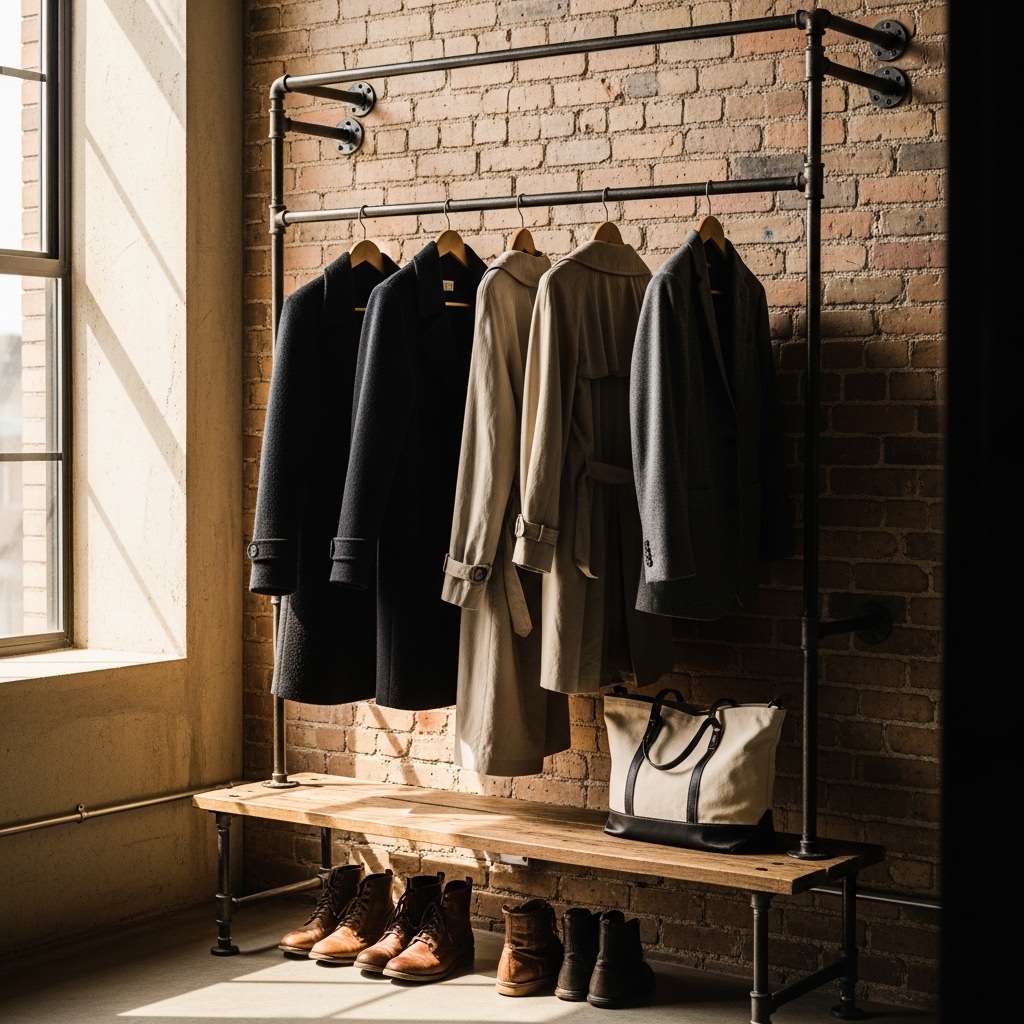 7. Industrial Pipe Rack