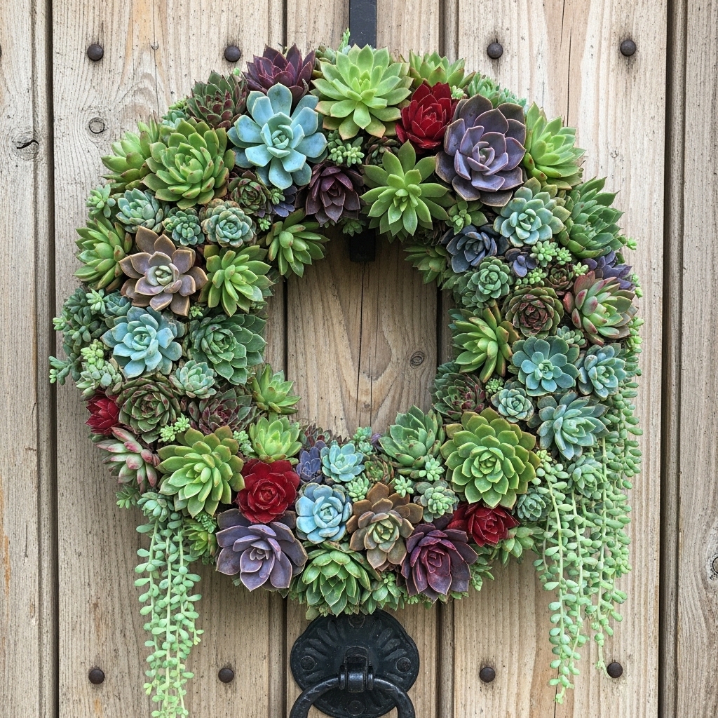9. Succulent Wreaths