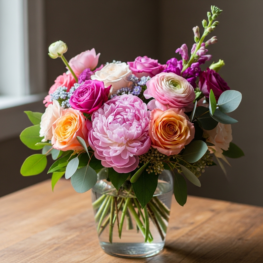 1. Fresh Flower Arrangement