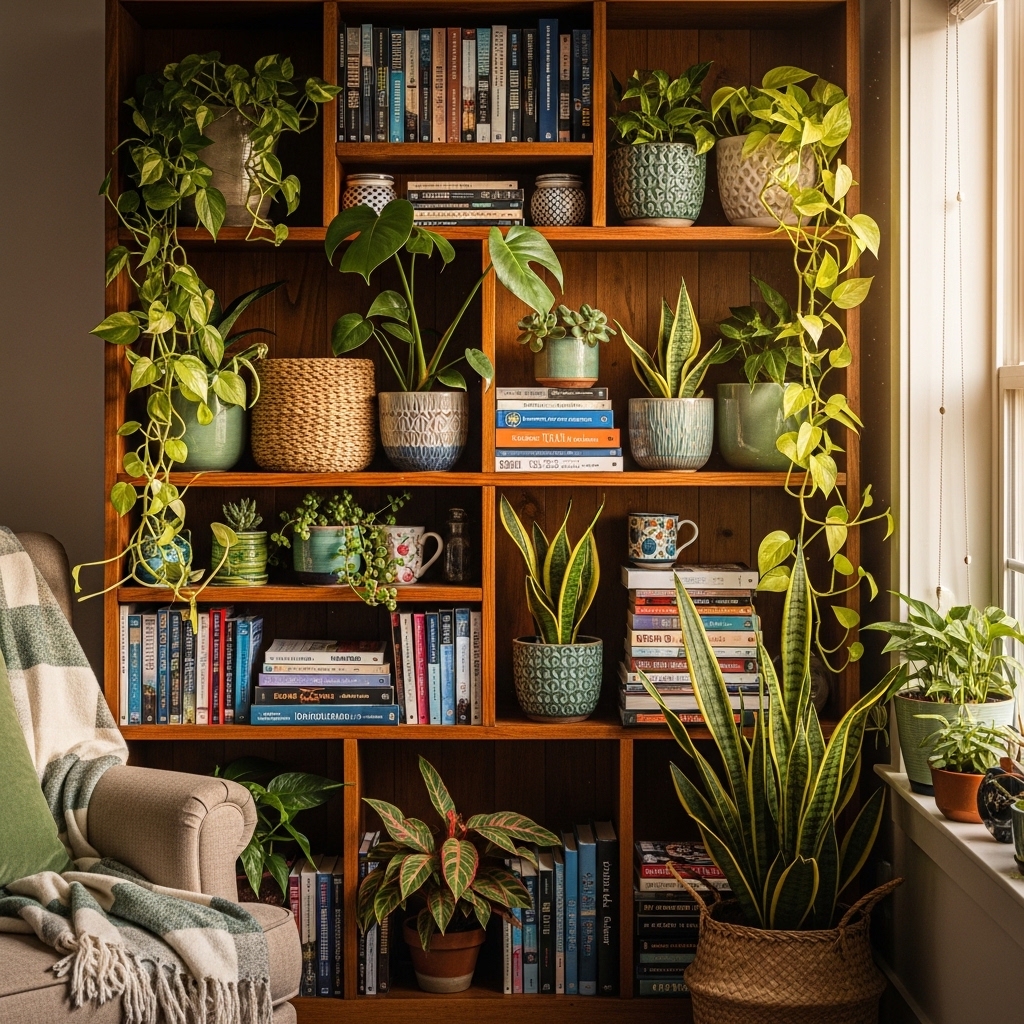 6. Indoor Plant Shelfie