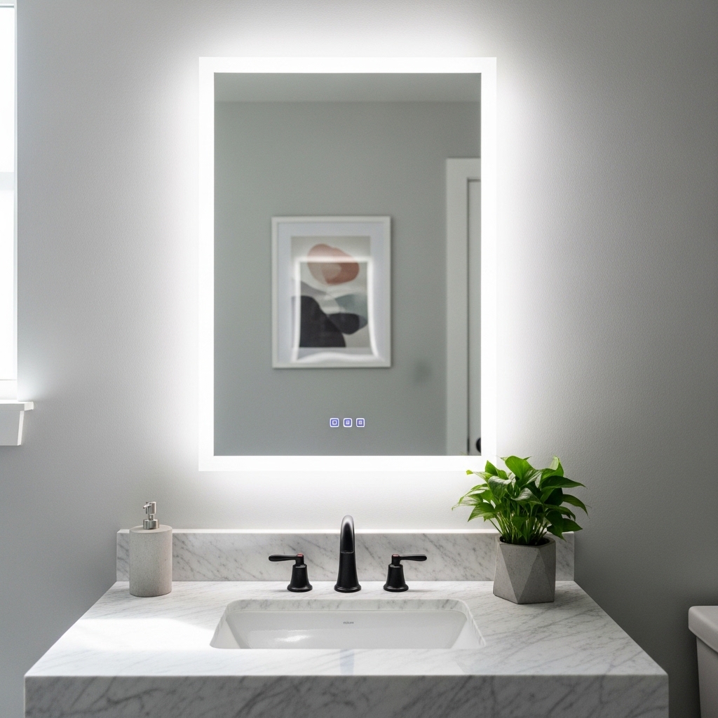 7. LED Mirrors for Functional Elegance