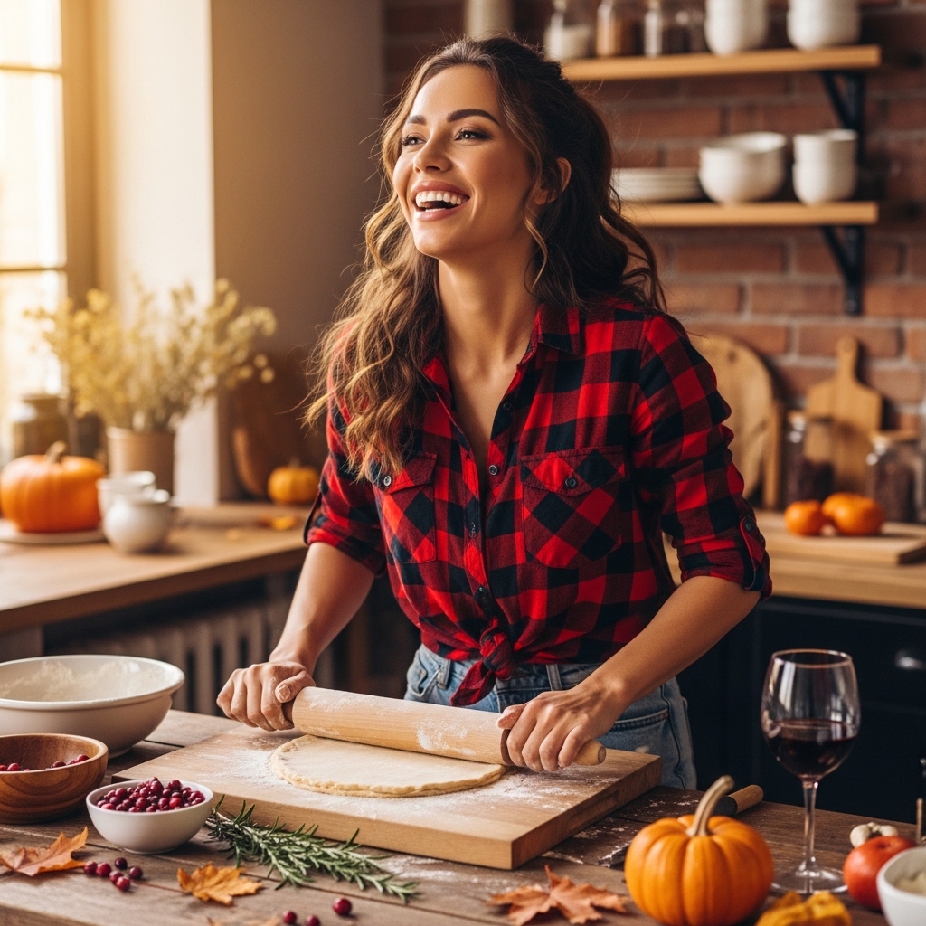 2. Flannel Shirt with Distressed Jeans