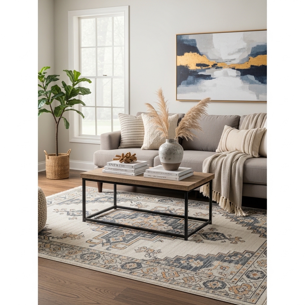 2. Area Rug Placement