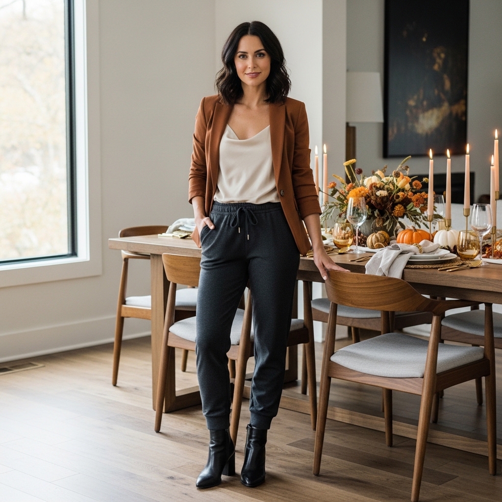 3. Tailored Joggers and a Blazer