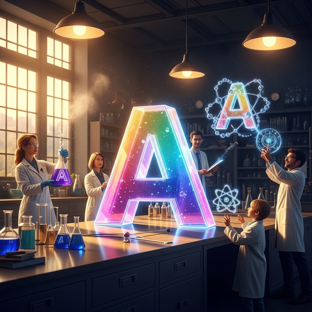 The Letter A in Science and Everyday Life
